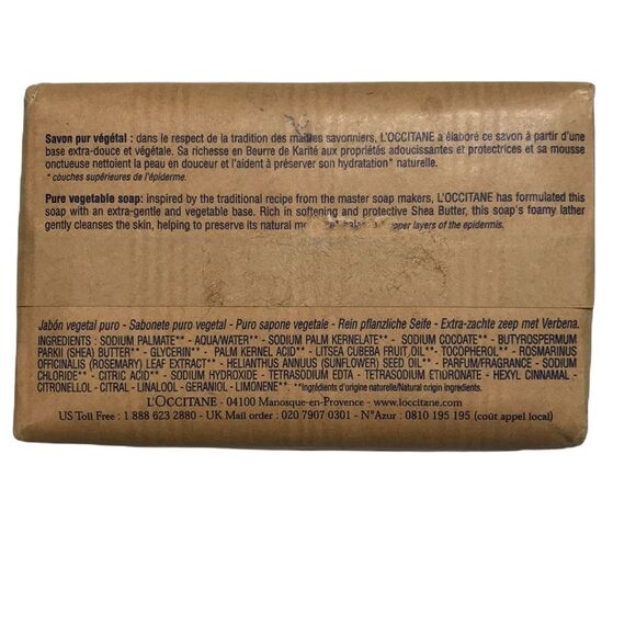 L’Occitane En Provence Verbena with Shea Butter Extra-Gentle Soap Made in France - Picture 2 of 4